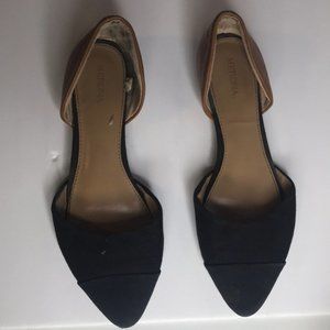Merona Flats Black & Brown